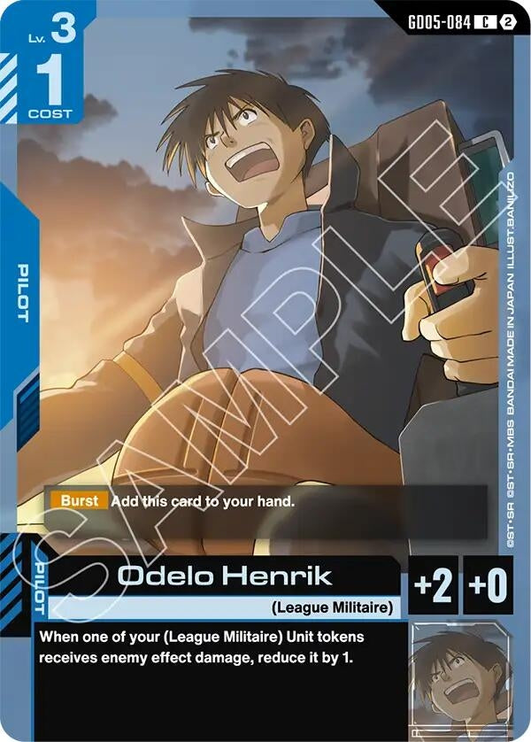Image for Odelo Henrik [GD05-084] (GD05) - Gundam Card Game