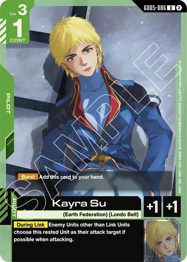 Image for Kayra Su [GD05-086] (GD05) - Gundam Card Game