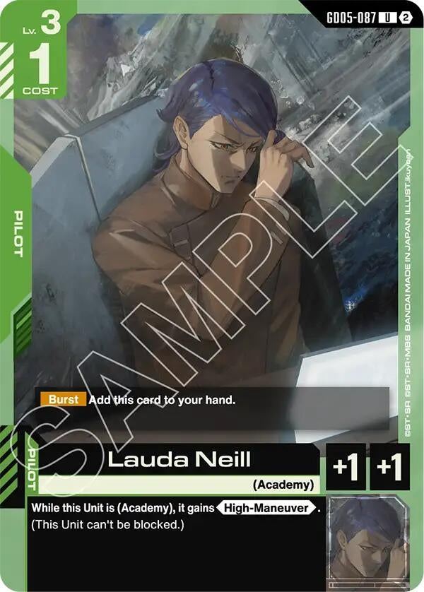 Image for Lauda Neill [GD05-087] (GD05) - Gundam Card Game