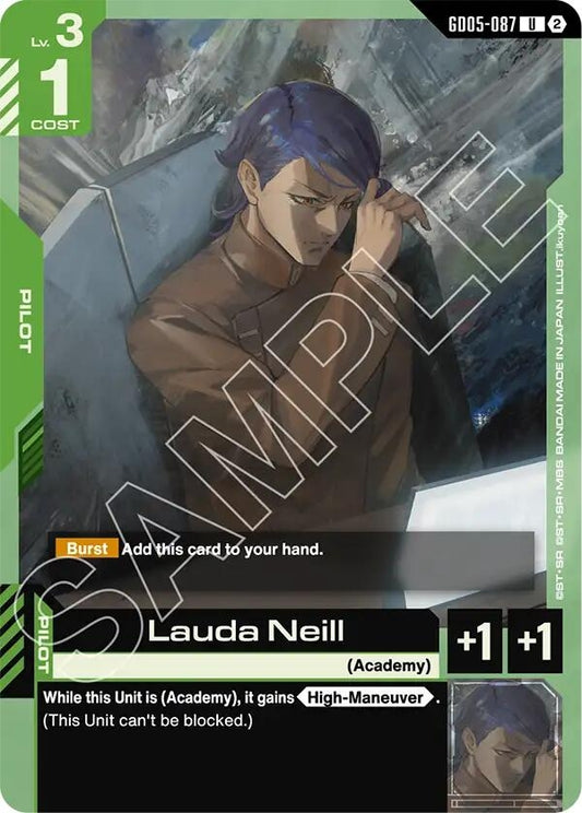 Image for Lauda Neill [GD05-087] (GD05) - Gundam Card Game