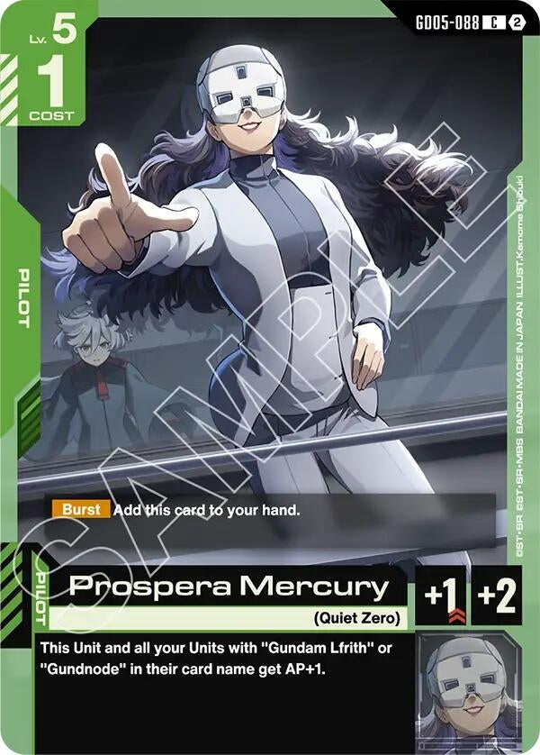 Image for Prospera Mercury [GD05-088] (GD05) - Gundam Card Game