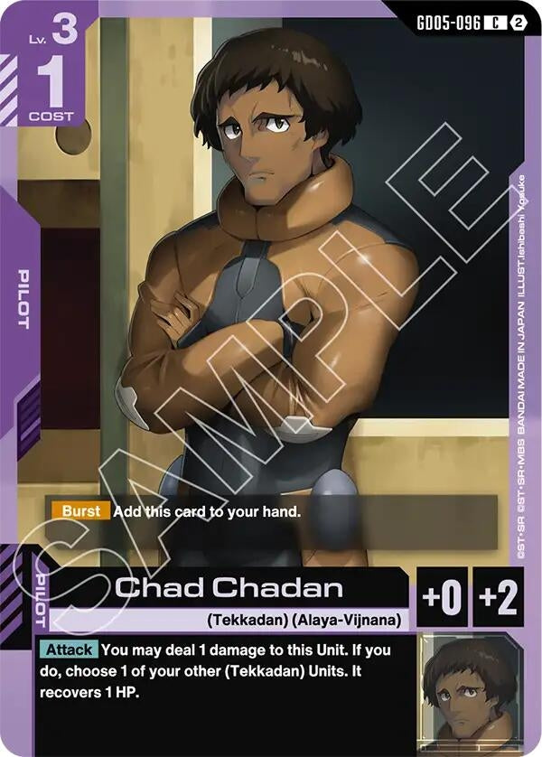 Image for Chad Chadan [GD05-096] (GD05) - Gundam Card Game