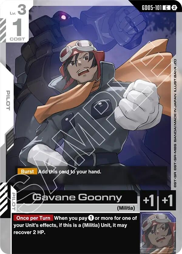 Image for Gavane Goonny [GD05-101] (GD05) - Gundam Card Game