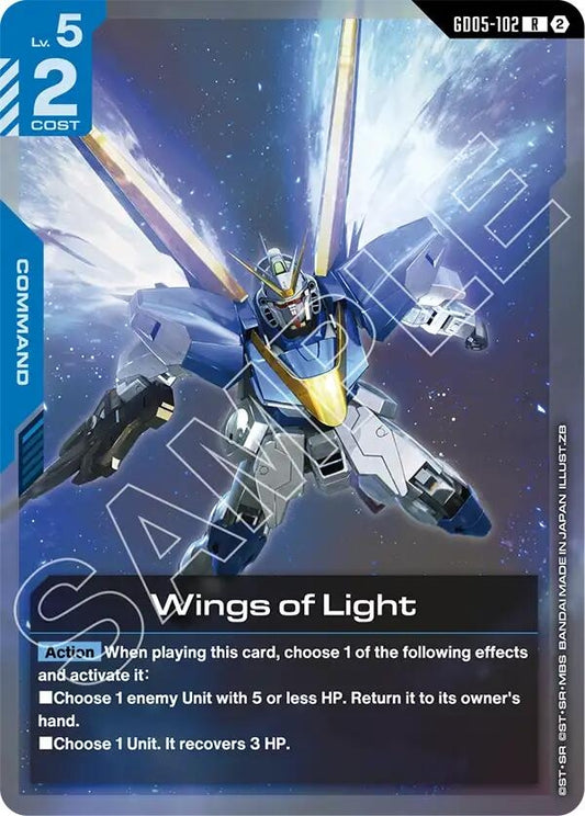 Image for Wings of Light [GD05-102] (GD05) - Gundam Card Game