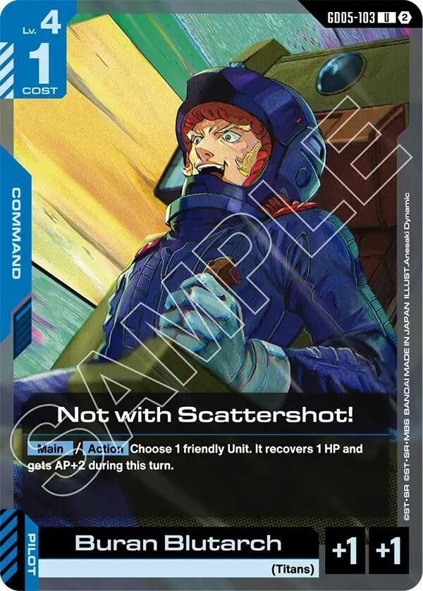 Image for Not with Scattershot! [GD05-103] (GD05) - Gundam Card Game