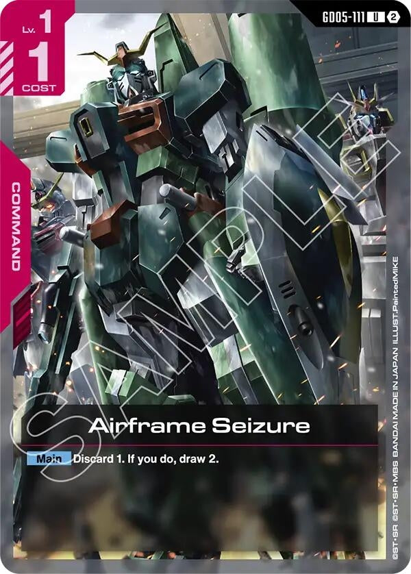 Image for Airframe Seizure [GD05-111] (GD05) - Gundam Card Game