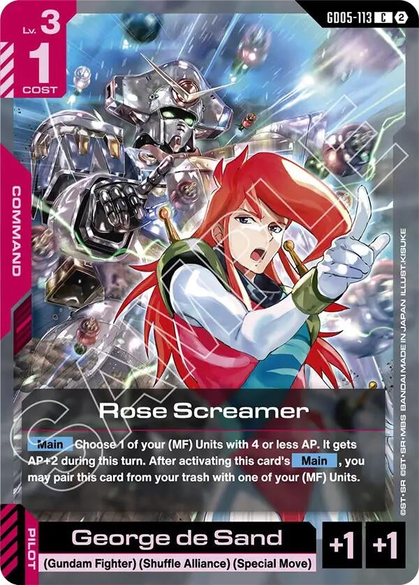 Image for Rose Screamer [GD05-113] (GD05) - Gundam Card Game