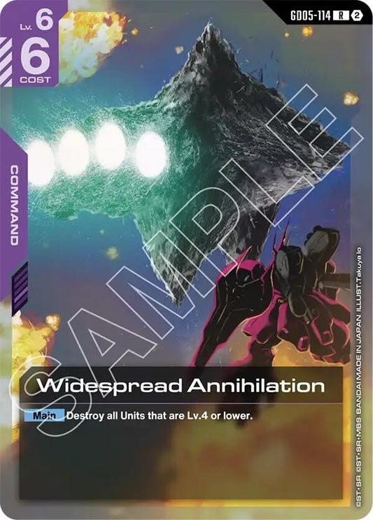 Image for Widespread Annihilation [GD05-114] (GD05) - Gundam Card Game
