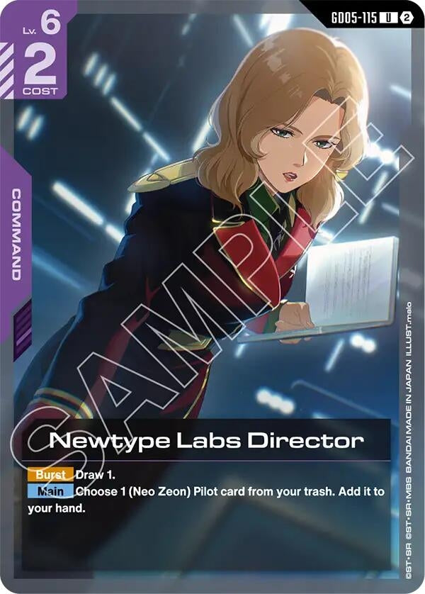 Image for Newtype Labs Director [GD05-115] (GD05) - Gundam Card Game
