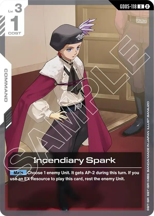 Image for Incendiary Spark [GD05-118] (GD05) - Gundam Card Game