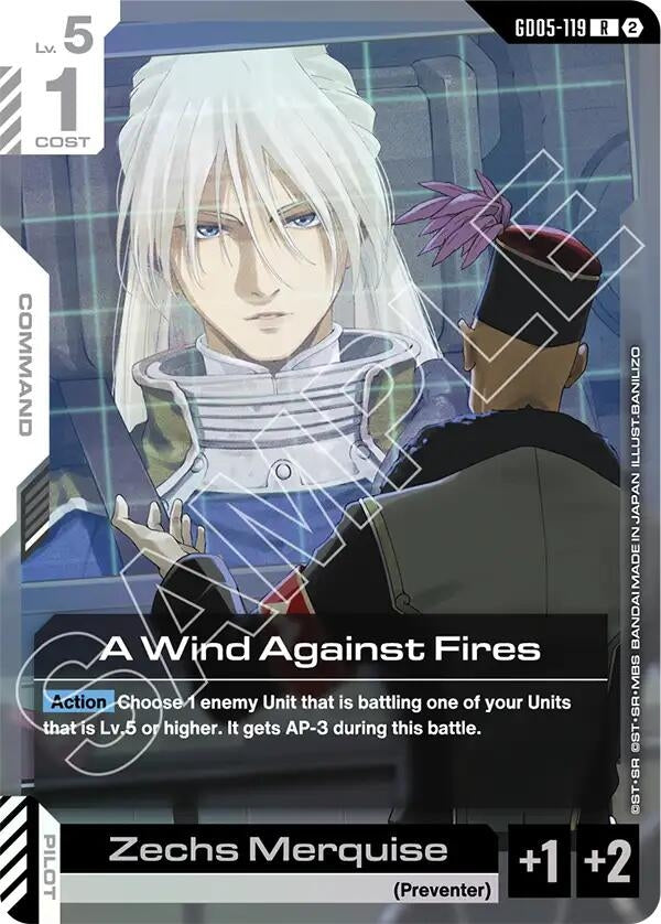 Image for A Wind Against Fires [GD05-119] (GD05) - Gundam Card Game