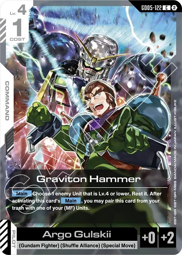 Image for Graviton Hammer [GD05-122] (GD05) - Gundam Card Game