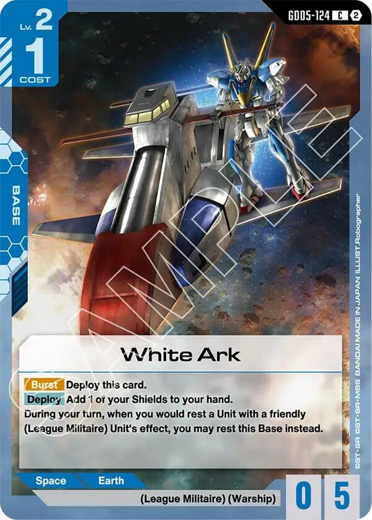Image for White Ark [GD05-124] (GD05) - Gundam Card Game