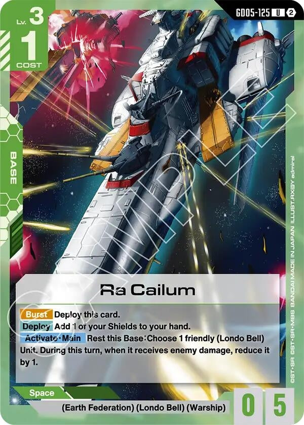 Image for Ra Cailum [GD05-125] (GD05) - Gundam Card Game