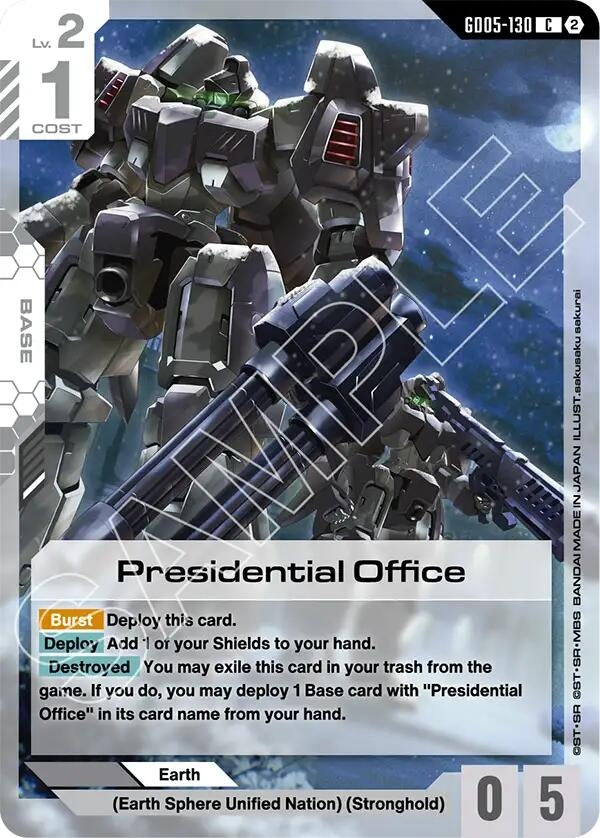 Image for Presidential Office [GD05-130] (GD05) - Gundam Card Game