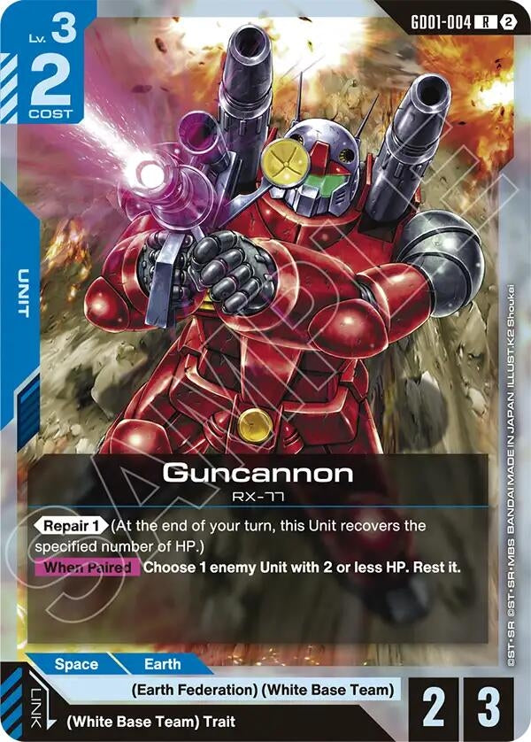 Image for Guncannon [GD01-004] (SC01) - Gundam Card Game