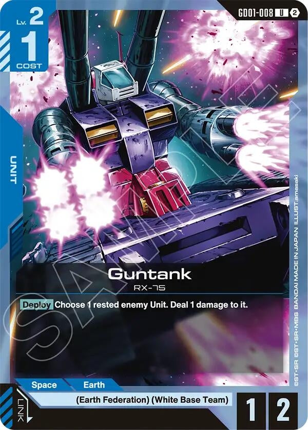 Image for Guntank [GD01-008] (SC01) - Gundam Card Game
