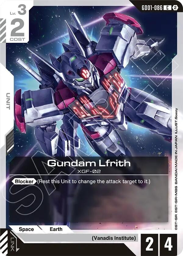 Image for Gundam Lfrith [GD01-086] (SC01) - Gundam Card Game