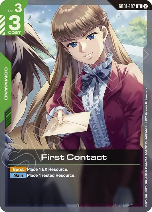 Image for First Contact [GD01-107] (SC01) - Gundam Card Game