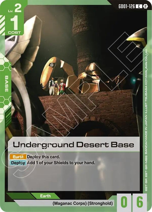 Image for Underground Desert Base [GD01-126] (SC01) - Gundam Card Game