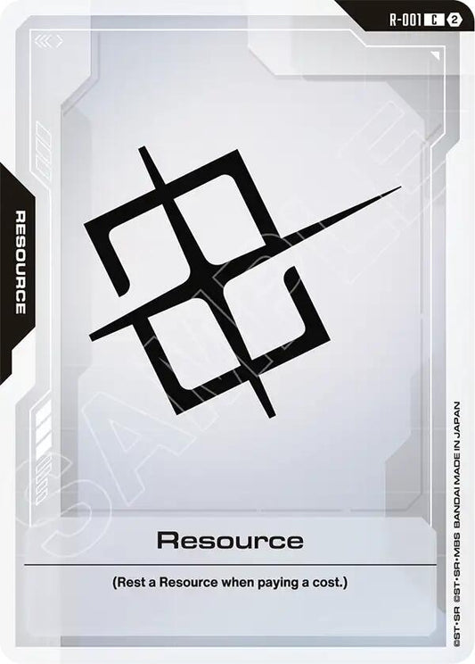 Image for Resource [R-001] (SC01) - Gundam Card Game