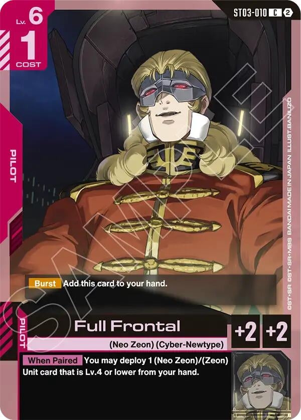 Image for Full Frontal [ST03-010] (SC01) - Gundam Card Game