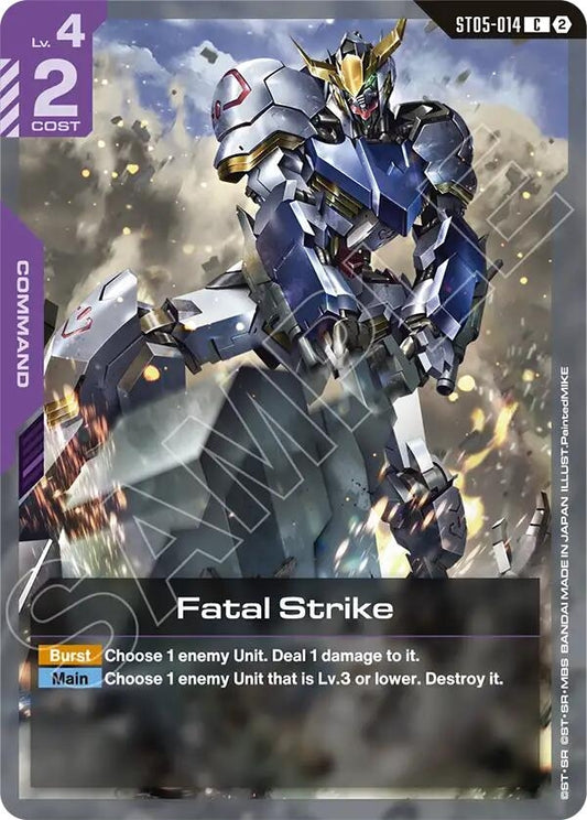 Image for Fatal Strike [ST05-014] (SC01) - Gundam Card Game