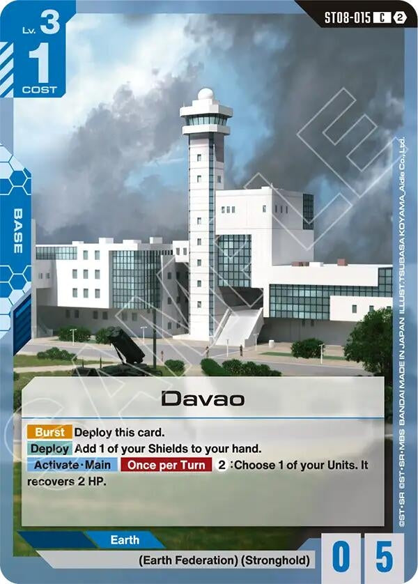 Image for Davao [ST08-015] (SC01) - Gundam Card Game