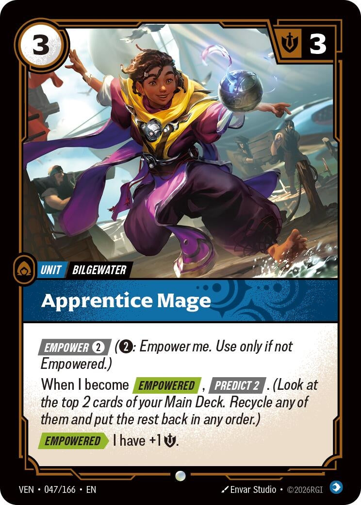 Image for Apprentice Mage [047/166] (VEN) - Riftbound: League of Legends Trading Card Game