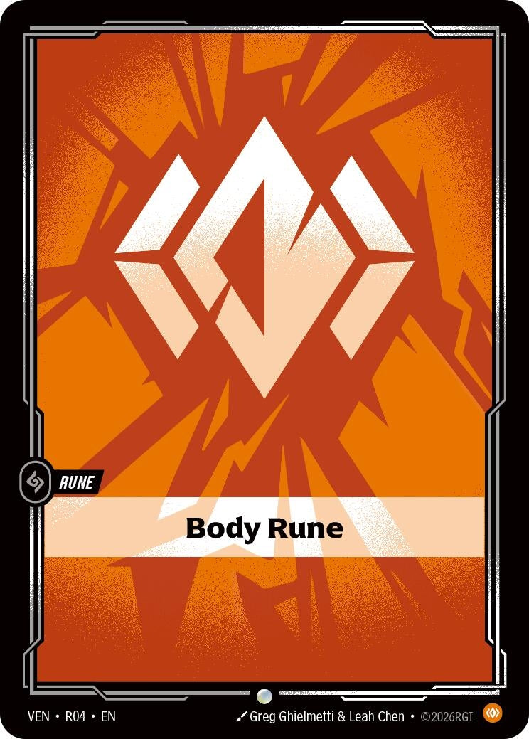 Image for Body Rune [R04] (VEN) - Riftbound: League of Legends Trading Card Game