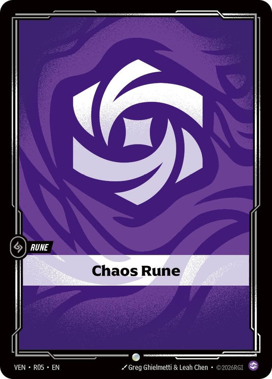 Image for Chaos Rune [R05] (VEN) - Riftbound: League of Legends Trading Card Game