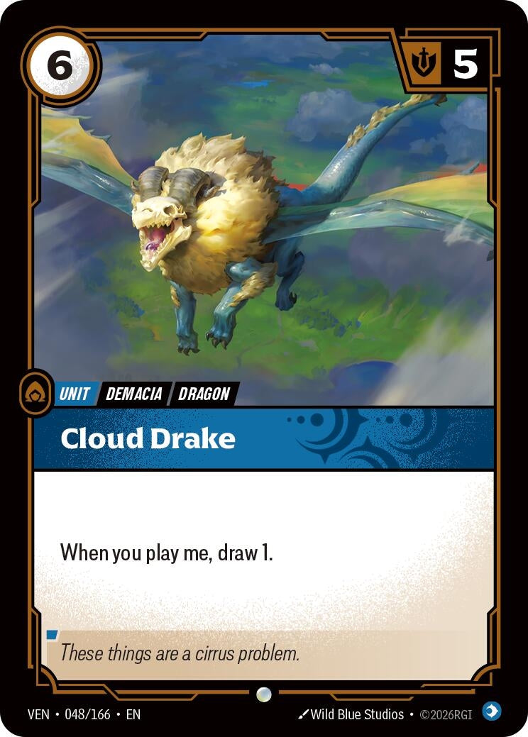 Image for Cloud Drake [048/166] (VEN) - Riftbound: League of Legends Trading Card Game