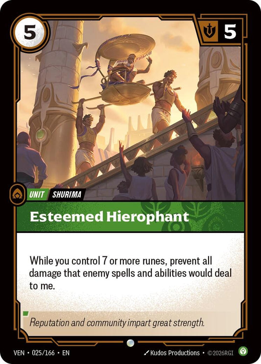 Image for Esteemed Hierophant [025/166] (VEN) - Riftbound: League of Legends Trading Card Game