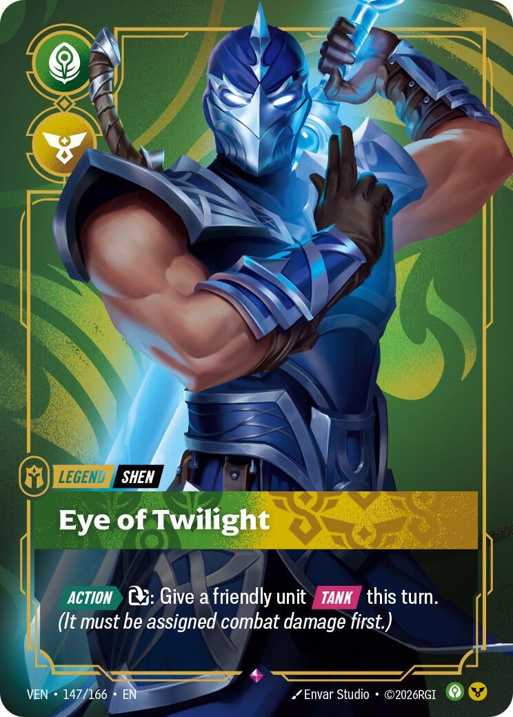 Image for Shen - Eye of Twilight [147/166] (VEN) - Riftbound: League of Legends Trading Card Game