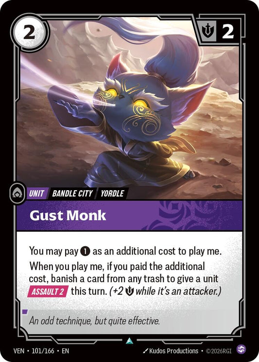 Image for Gust Monk [101/166] (VEN) - Riftbound: League of Legends Trading Card Game