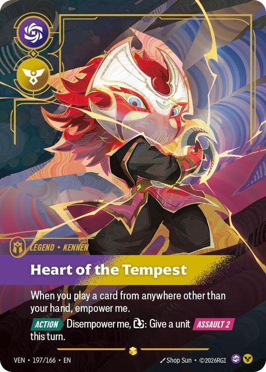 Image for Yordle, Kennen - Heart of the Tempest (Overnumbered) [197/166] (VEN) - Riftbound: League of Legends Trading Card Game