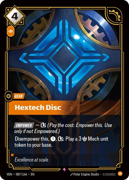 Image for Hextech Disc [087/166] (VEN) - Riftbound: League of Legends Trading Card Game