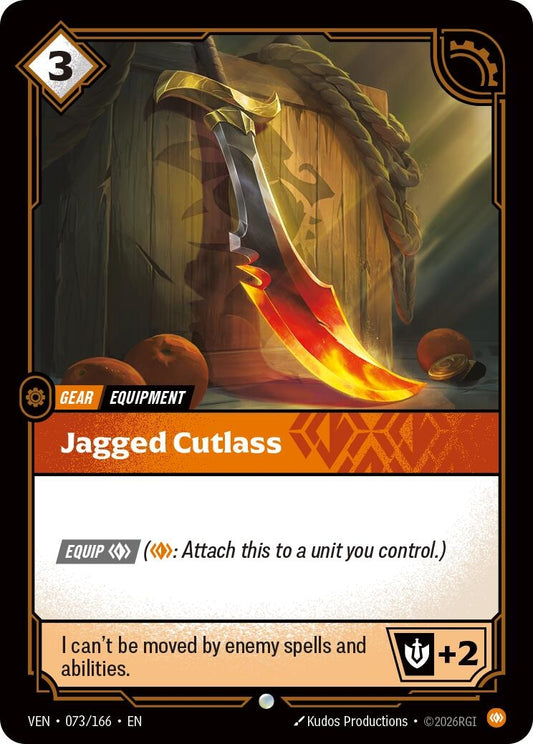 Image for Jagged Cutlass [073/166] (VEN) - Riftbound: League of Legends Trading Card Game