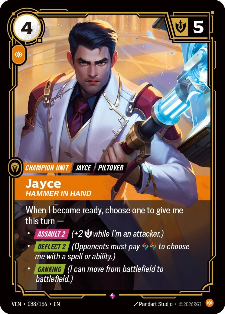 Image for Jayce, Hammer in Hand [088/166] (VEN) - Riftbound: League of Legends Trading Card Game