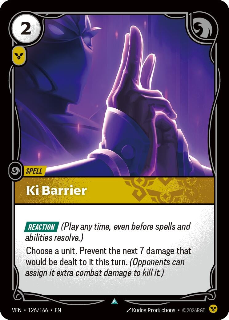 Image for Ki Barrier [126/166] (VEN) - Riftbound: League of Legends Trading Card Game