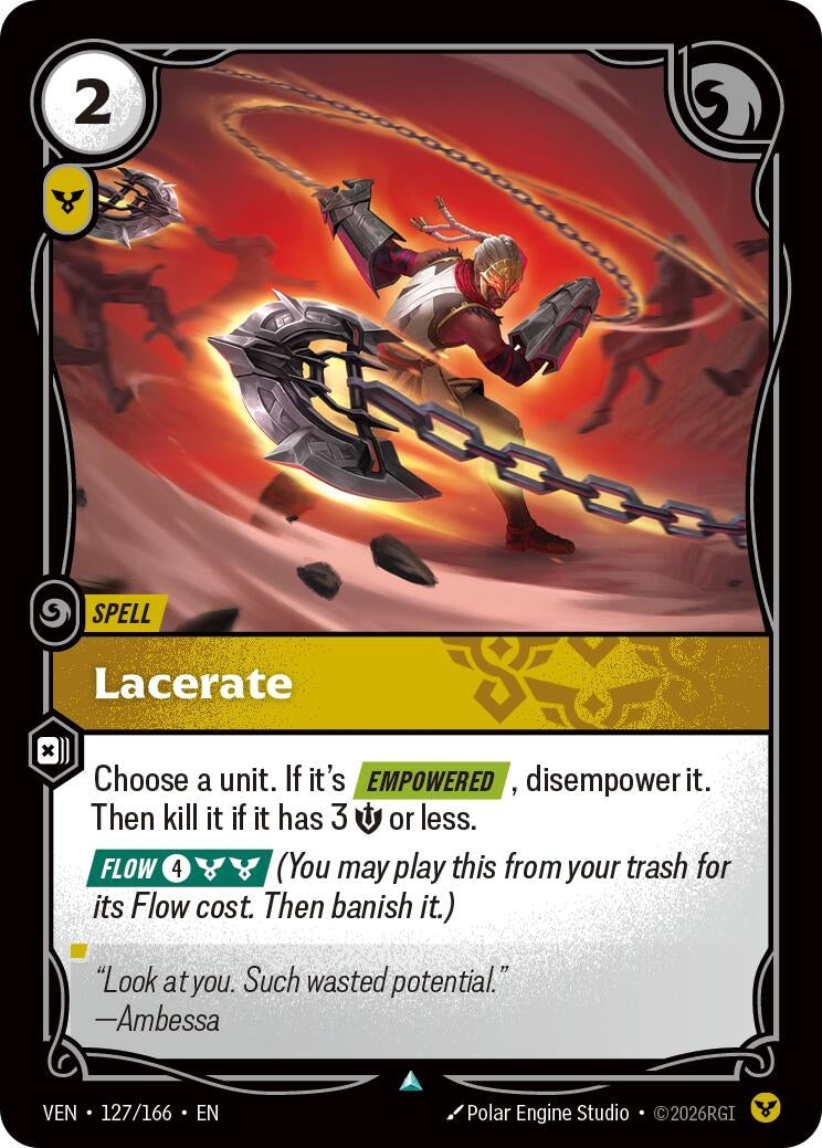 Image for Lacerate [127/166] (VEN) - Riftbound: League of Legends Trading Card Game