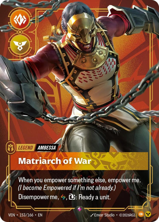 Image for Ambessa - Matriarch of War [153/166] (VEN) - Riftbound: League of Legends Trading Card Game