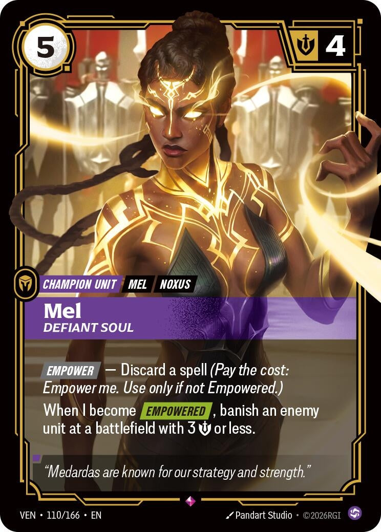Image for Mel, Defiant Soul [110/166] (VEN) - Riftbound: League of Legends Trading Card Game