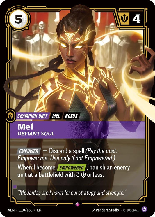 Image for Mel, Defiant Soul [110/166] (VEN) - Riftbound: League of Legends Trading Card Game