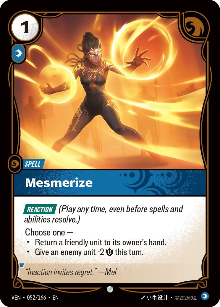 Image for Mesmerize [052/166] (VEN) - Riftbound: League of Legends Trading Card Game