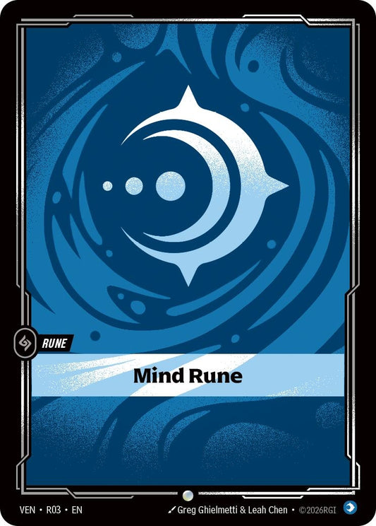 Image for Mind Rune [R03] (VEN) - Riftbound: League of Legends Trading Card Game