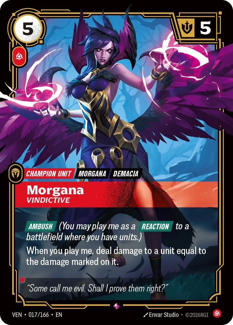 Image for Morgana, Vindictive [017/166] (VEN) - Riftbound: League of Legends Trading Card Game