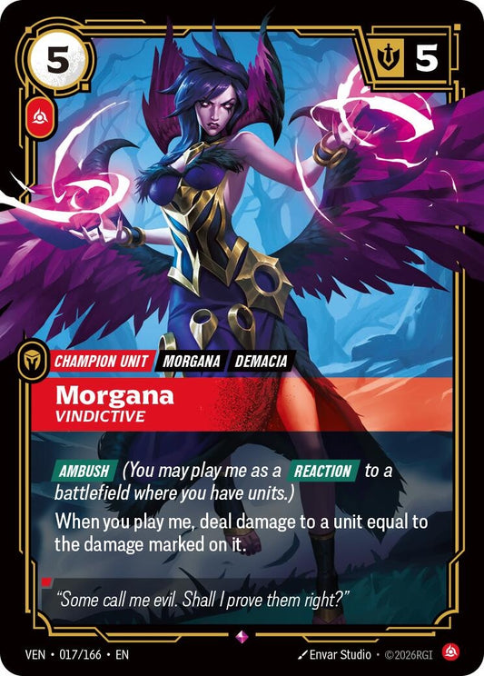 Image for Morgana, Vindictive [017/166] (VEN) - Riftbound: League of Legends Trading Card Game