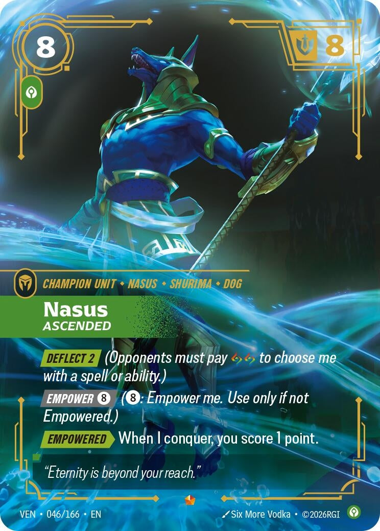 Image for Nasus, Ascended [046/166] (VEN) - Riftbound: League of Legends Trading Card Game