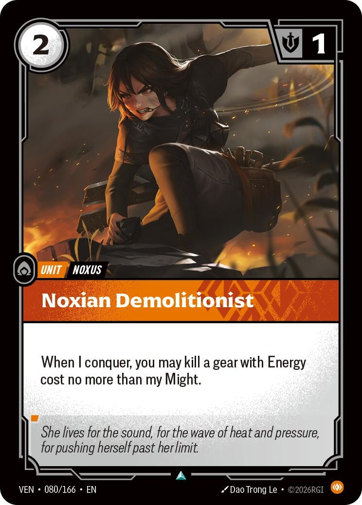 Image for Noxian Demolitionist [080/166] (VEN) - Riftbound: League of Legends Trading Card Game